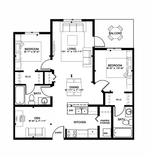 Floor plan 1104