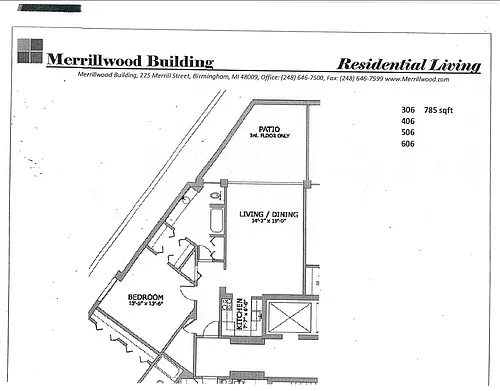 Floor plan Studio