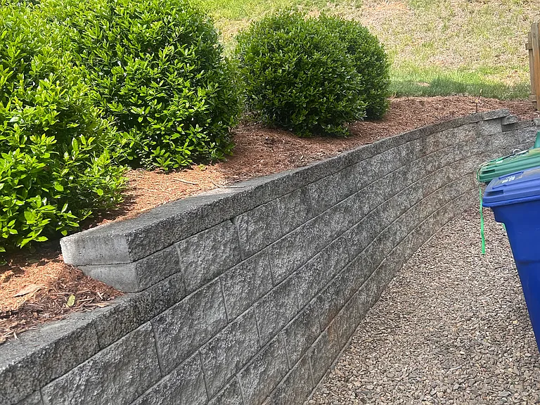 Side wall of Fenced-in Yard