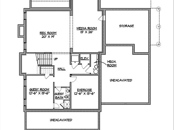 Lower Level Floor Plan