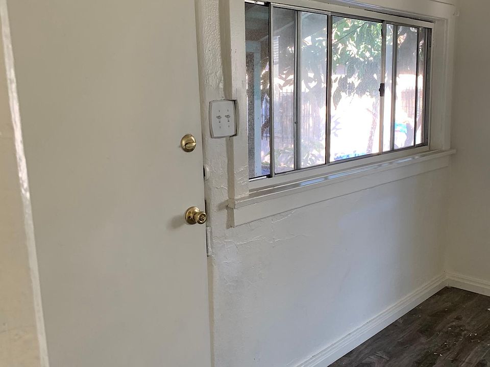 Front door into living room