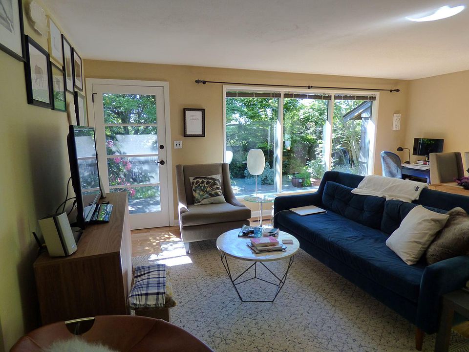 Living room looking west to garden