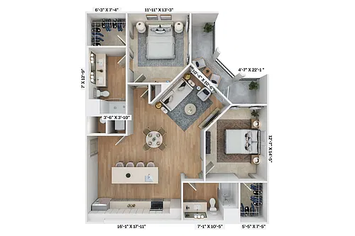 Floor plan B3
