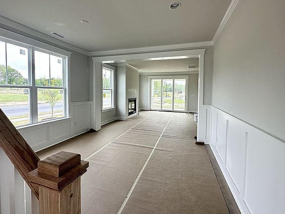 The main level view from the front door of the Mason on Homesite 2286 at Wendell Falls by Brookfield