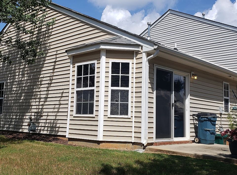 Side view of townhouse