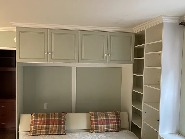 Custom Murphy Bed, Book Shelves.