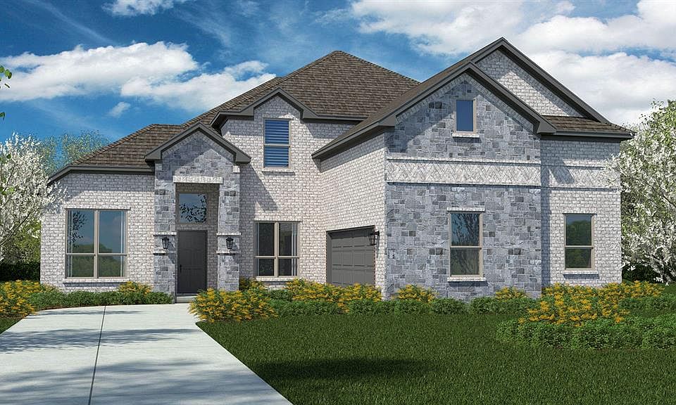Front Elevation - D.R. Horton''s Valley SpringFloorplan Elevation C - All Home and community information, including pricing, included features, terms, availability and amenities, are subject to change at any time without notice or obligation. All Drawings, pictures, photographs, video, square footages, floor plans, elevations, features, colors and sizes are approximate for illustration purposes only and will vary from the homes as built.