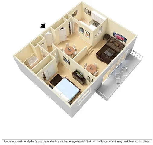 Floor plan 1B1BSE