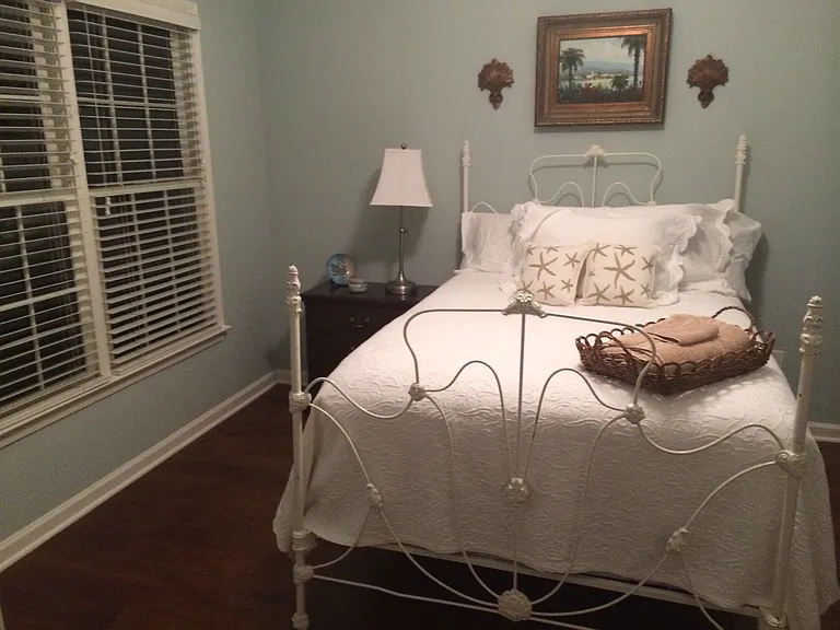SAMPLE FURNISHINGS in Downstairs Guest Room.