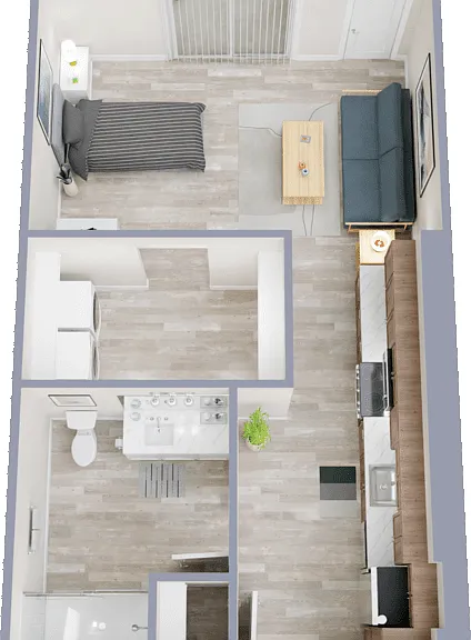 Bluestem - ADA Floorplan Diagram