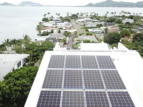 View from above. Home Solar.