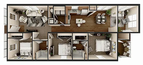 Floor plan Brookwood