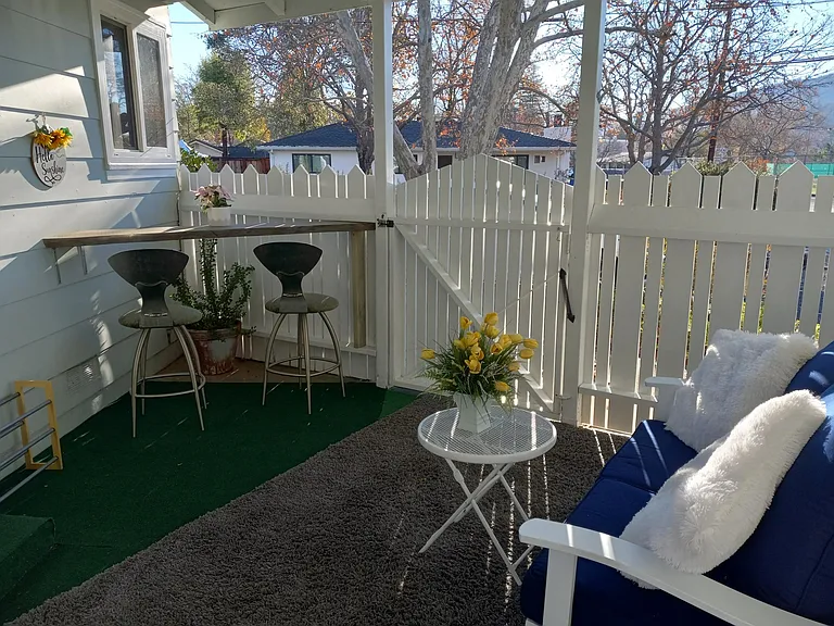 Newly remodeled breezeway