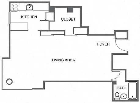 Floor plan Studio