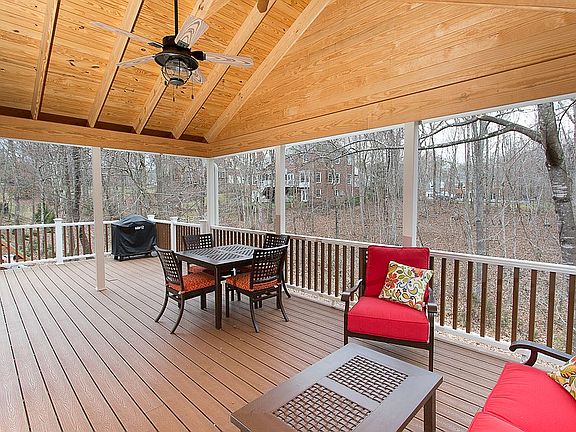 Beautiful covered deck