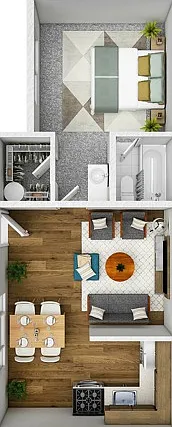 One Bed One Bathroom One Bed One Bathroom