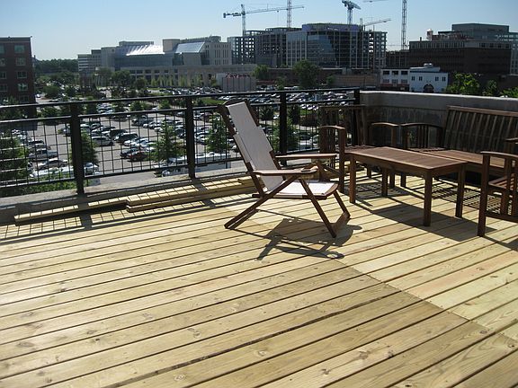 Private roof deck