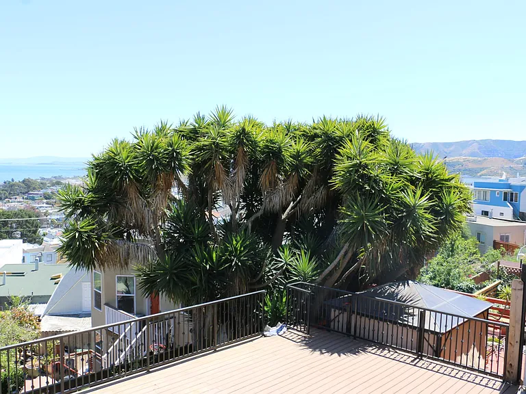 view to San Bruno mountains