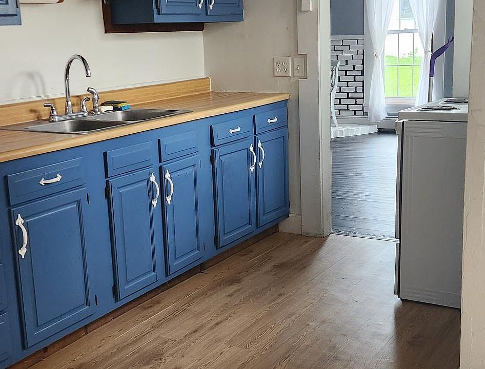 Kitchen View to Living Room