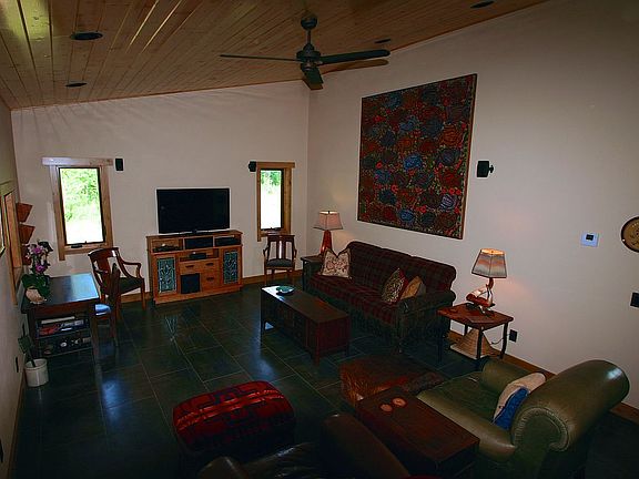 Open floor plan living space