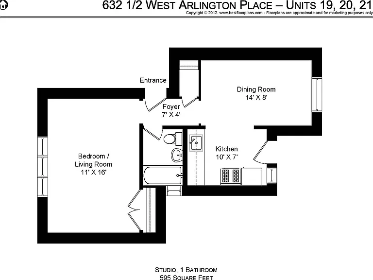 609 W Arlington Pl #2 — Photo 6