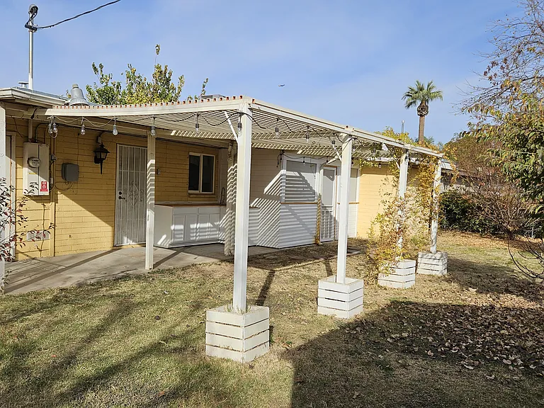 Back view of house