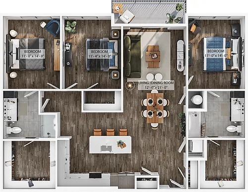 Floor plan C1
