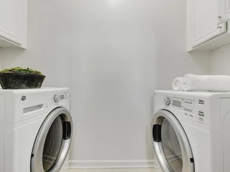 Washer and Dryer in each unit.