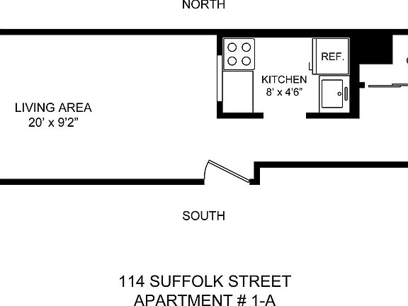 2nd image of 114 Suffolk St APT 1A