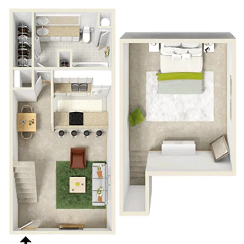 Floor plan A-1 Loft