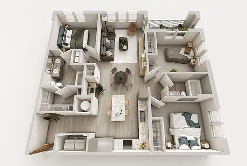 Floor plan 3 Bedrooms