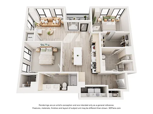 Floor plan Anderson Type A
