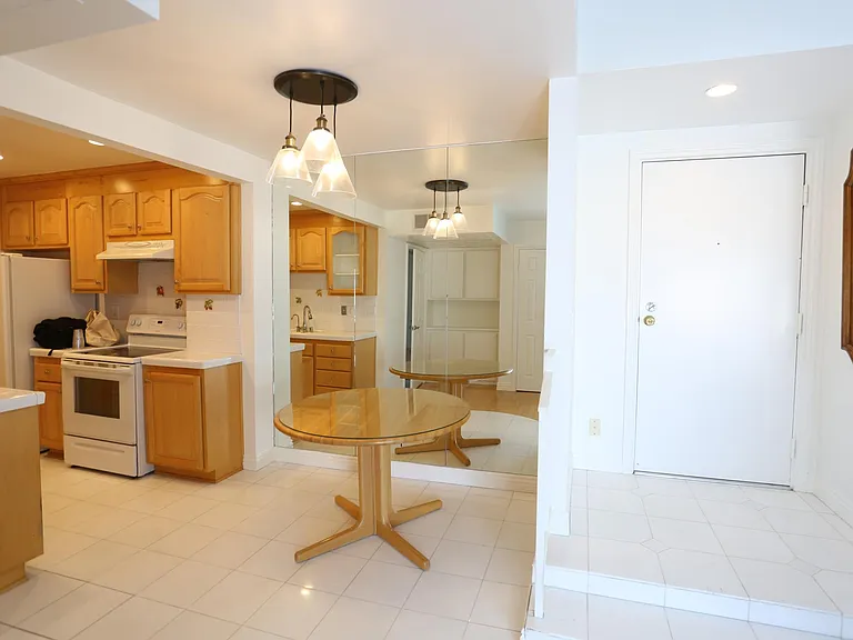 Entry way and dining area
