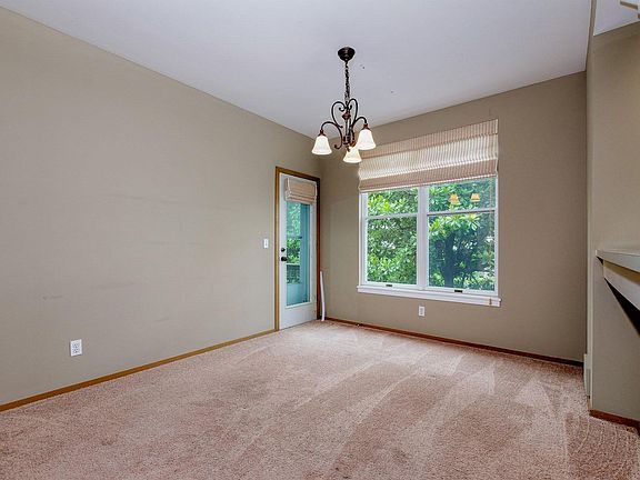 Dining room with deck
