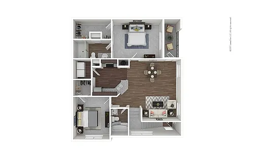 Floor plan The Preston - Workforce Housing