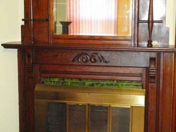 Ortimental Fireplace in Living Room