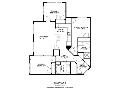 Floor plan 3 Bedroom
