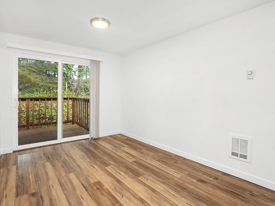 Large kitchen has room for a full sized table set. Lots of natural light.