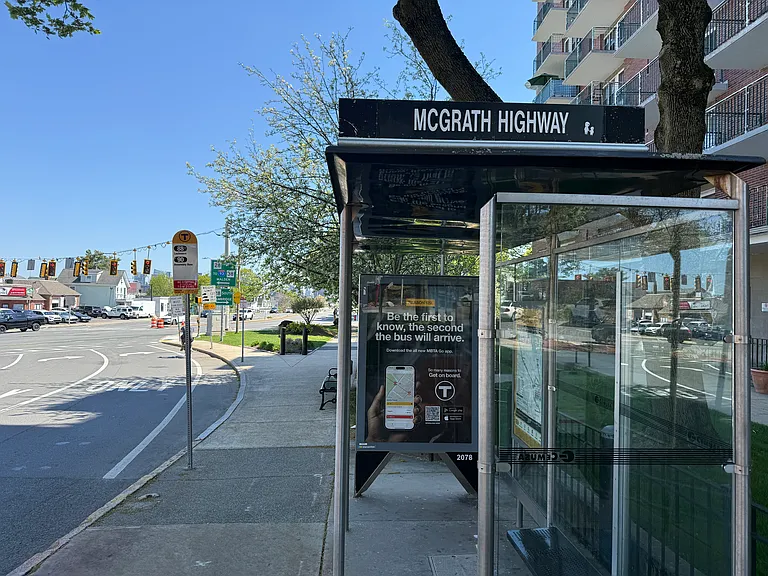 Bus Stop Across the Street