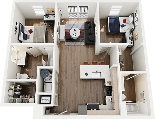 Floor plan B1