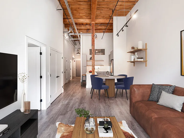 Luxury vinyl plank flooring throughout