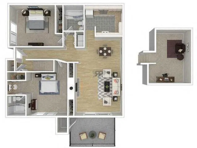 Floor plan Cedar Loft