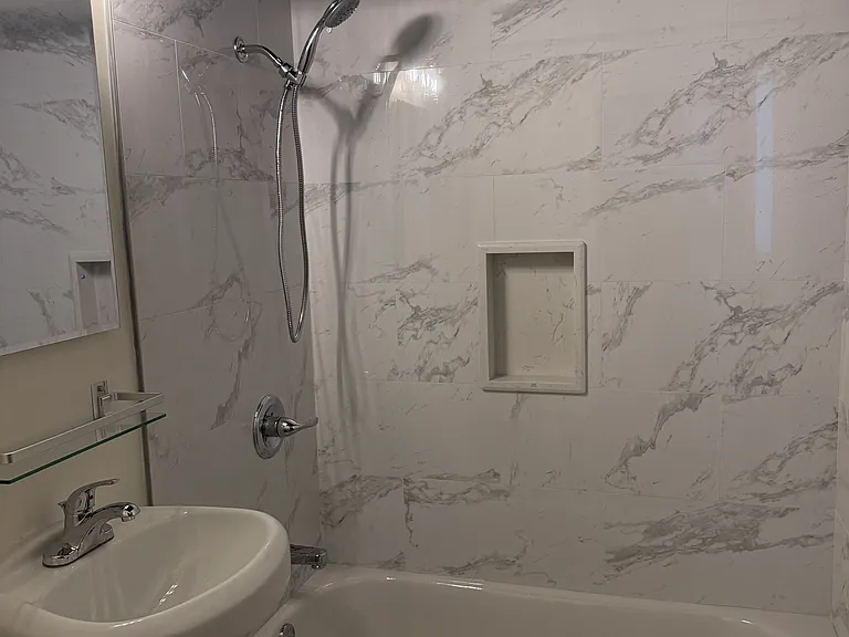 newly remodeled bathroom