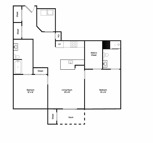 Floor plan B7