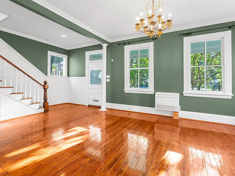 View of Entry from Sitting Room & Dining Room