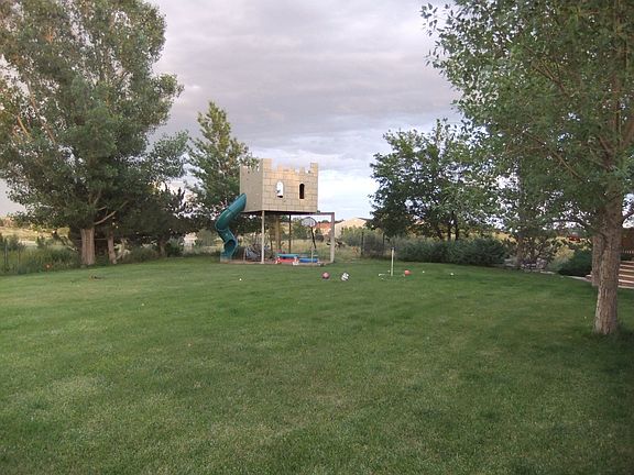 Backyard and play castle