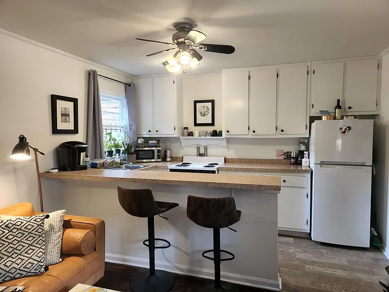 Bar and kitchen