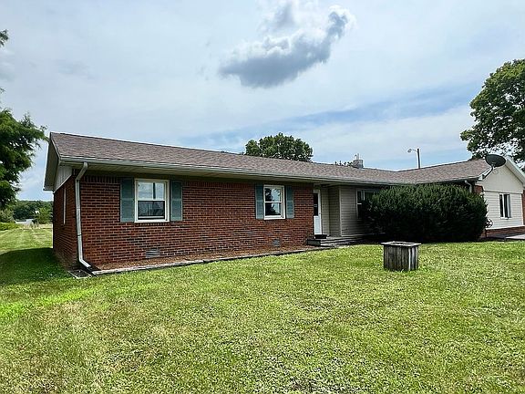 Front of brick home