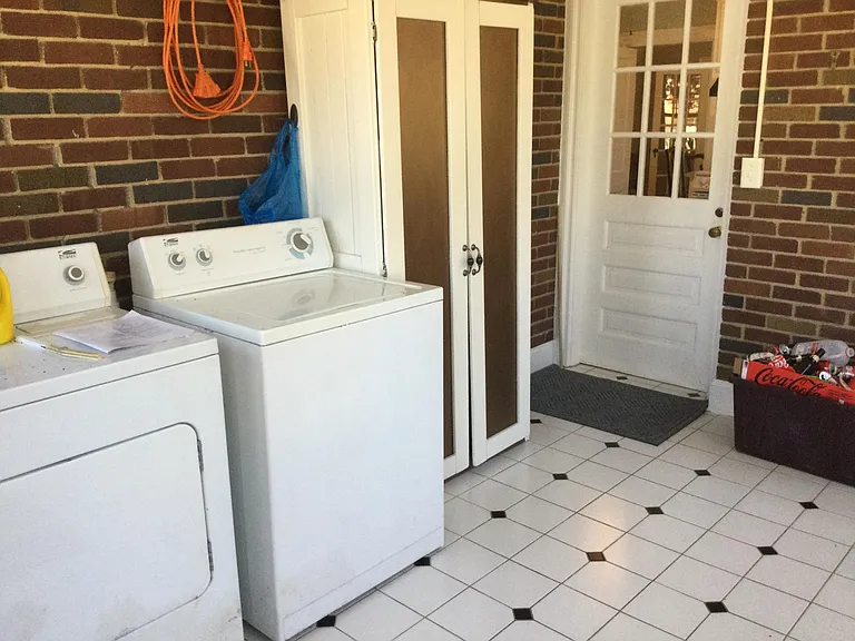 Laundry room looking towards kitchen.