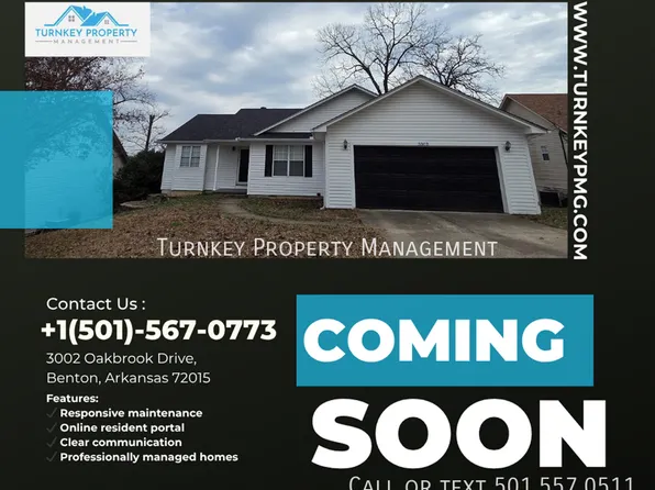 3002 Oakbrook, Benton, AR 72015